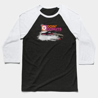 69 Dodge Charger "Doin' Donuts!" Baseball T-Shirt